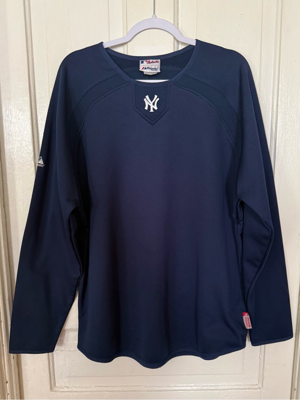 Vintage NY Yankees Majestic Therma Base Warmup Pullover Crewneck -Men’s Size XXL